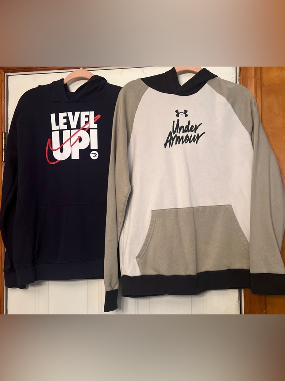 Boys XL Nike & Under Armour Hoodie Bundle - 2 Hoodies - EUC